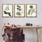 Stupell Industries Vintage Botanical Flowers on Beige Framed Floater Canvas Wall Art